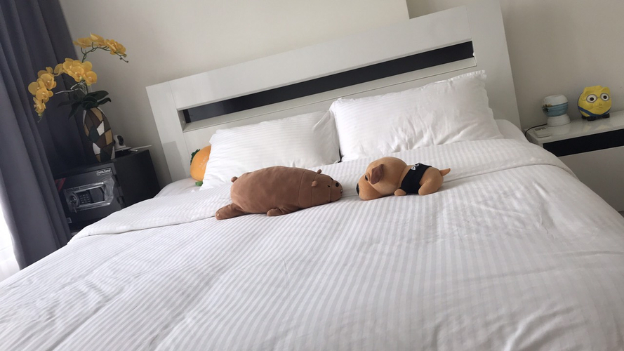 Căn hộ Vinhomes Central Park, Quận Bình Thạnh Căn hộ Vinhomes Central Park tầng 12A thiết kế kỹ lưỡng, có 1 phòng ngủ.