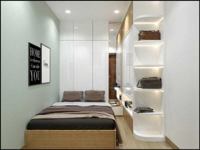 Nhà mẫu Bcons Green View Căn hộ Bocons Green View tầng trung, bàn giao nội thất cơ bản.