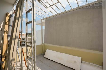 Sân thượng nhà phố Quận 9 Bán nhà 4 tầng đường Gò Cát, Quận 9, sổ hồng, nội thất cơ bản, hướng cửa Đông Bắc