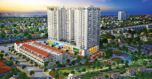 Căn hộ Moonlight Residence, Quận Thủ Đức Căn hộ Moonlight Residence tầng 6, ban công hướng Đông Nam thoáng mát.