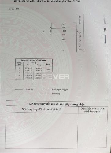  Đất nền thổ cư được xây dựng tự do, diện tích 100m2 đường trước rộng 6m.