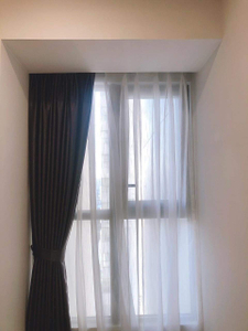 rèm cửa phòng ngủ căn hộ Sky89 Căn hộ Sky 89 An Gia tầng 8 ban công hướng Tây, view đón nắng và gió.