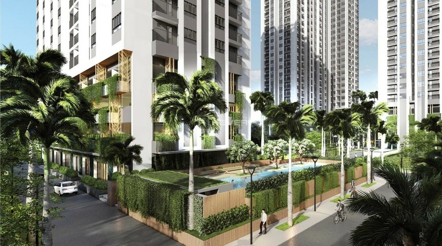  Căn hộ Moonlight Centre Point hướng ban công bắc nội thất cơ bản diện tích 66.63m².