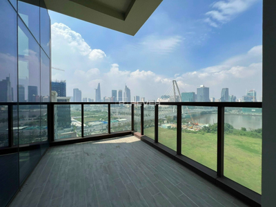 Penthouse The Metropole Thủ Thiêm hướng ban công tây bắc nhà thô diện tích 263.45m²