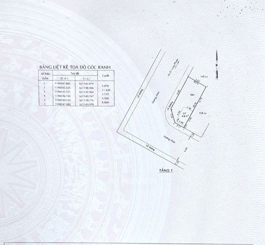  Đất nền Đường Long Phước diện tích 53.8m² hướng tây nam pháp lý sổ hồng.