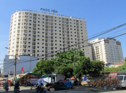 Căn hộ Chung cư Phúc Yên, Quận Tân Bình Căn hộ Chung cư Phúc Yên tầng 12 diện tích 104m2, đầy đủ nội thất.