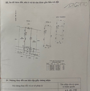 Nhà phố Quận Gò Vấp Nhà phố thiết kế 1 trệt, 2 lầu diện tích đất 60.7m2, khu dân cư sầm uất.