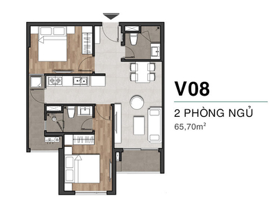 Căn hộ Moonlight Centre Point, Quận Bình Tân Căn hộ Moonlight Centre Point tầng 7 thiết kế hiện đại, không có nội thất.