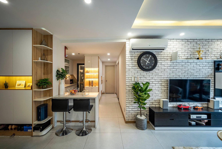 Căn hộ New City Thủ Thiêm, Quận 2 Căn hộ New City Thủ Thiêm tầng 7 thiết kế 3 phòng ngủ, đầy đủ nội thất.