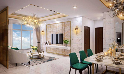 Căn hộ Opal Skyline, Thuận An Căn hộ Opal Skyline thiết kế hiện đại, nội thất cơ bản.