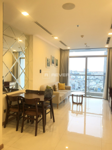 Căn hộ Vinhomes Central Park hướng ban công tây nam nội thất cơ bản diện tích 77m².