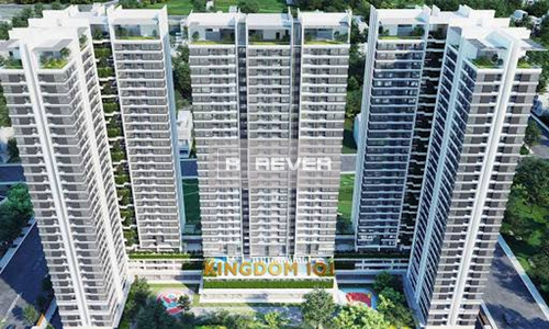  Căn hộ Kingdom 101 diện tích 49.69m2, nội thất cơ bản.