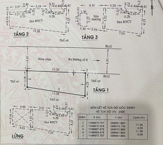  Nhà phố Đường Số 8 3 tầng diện tích 41.2m² pháp lý sổ hồng.