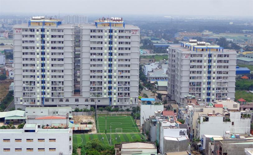 Căn hộ Chung cư Lê Thành, Quận Bình Tân Căn hộ Chung Cư Lê Thành tầng 2 diện tích 72m2, nội thất cơ bản.