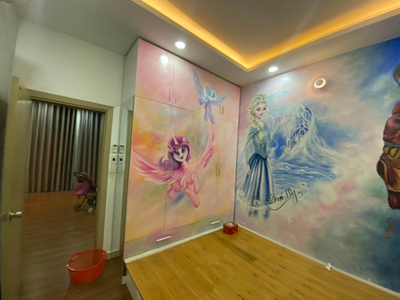 Căn hộ Chung cư Bộ Công An, Quận 2 Căn hộ Chung cư Bộ Công An tầng 2 có 3 phòng ngủ, nội thất cơ bản.