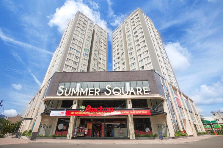  Căn hộ Summer Square có 2 phòng ngủ, đầy đủ nội thất.