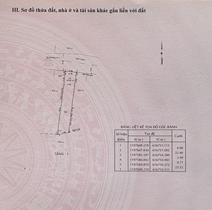 Đất nền Quận 9 Đất nền mặt tiền đường Số 6 hướng Bắc, khu vực dân cư hiện hữu.