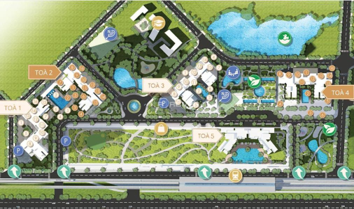  Căn hộ Masteri Thảo Điền hướng ban công đông nam đầy đủ nội thất diện tích 70.79m²