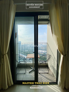  Căn hộ Masteri Thảo Điền tầng cao view thoáng mát, đầy đủ nội thất.