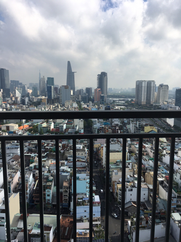 Căn hộ Soho Residence, Quận 1 Căn hộ Soho Residence tầng 26 thiết kế hiện đại, nội thất cơ bản.