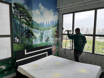  Căn hộ The Sun Avenue hướng ban công đông nam đầy đủ nội thất