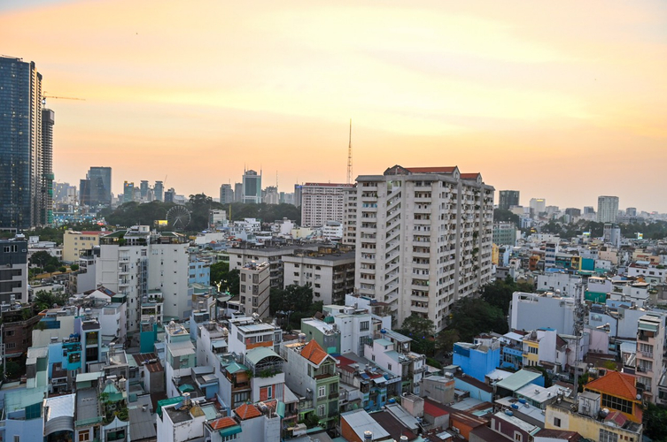 Căn hộ Chung cư Ngô Tất Tố, Quận Bình Thạnh Căn hộ Chung cư Ngô Tất Tố tầng cao, view đón gió mát mẻ.