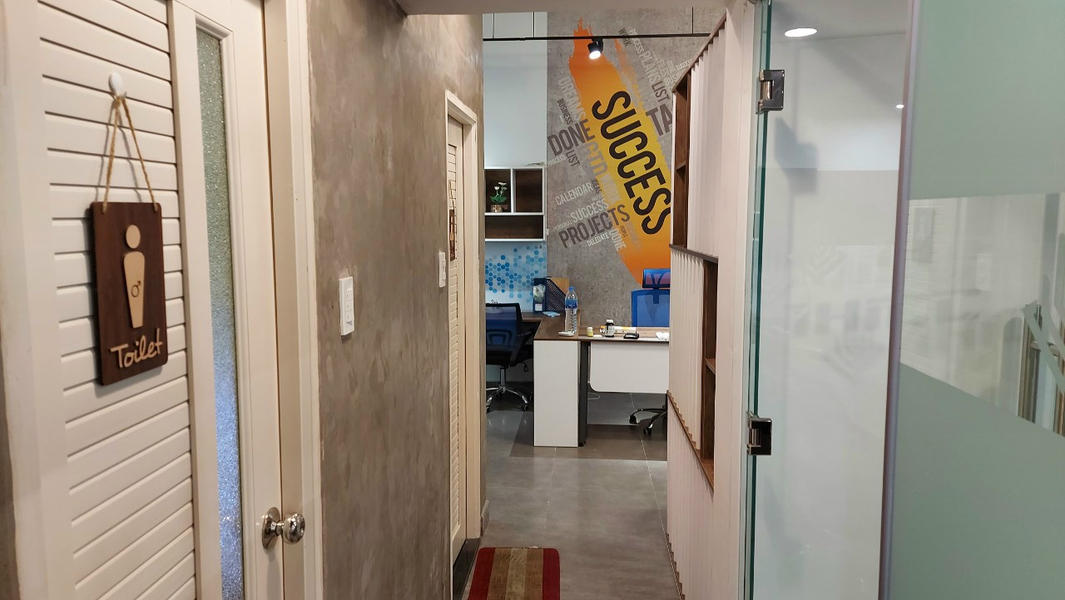 Officetel The Sun Avenue đập thông hai căn nội thất đẹp