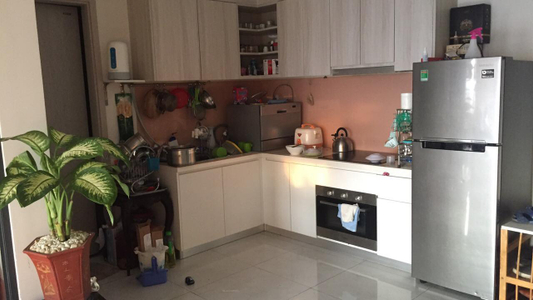 phòng bếp căn hộ ViVa Riverside Căn hộ Viva Riverside tầng 6 bàn giao đầy đủ nội thất.