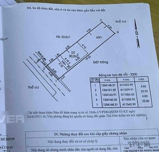 Đất nền Quận Thủ Đức Đất nền đường Số 9 diện tích 90.5m2 hướng Tây Nam, khu dân cư hiện hữu.