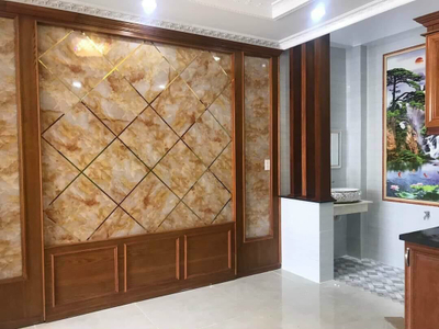 Nhà phố Quận 12 Nhà phố thiết kế 1 trệt, 1 lửng và 3 lầu diện tích 75.7m2.