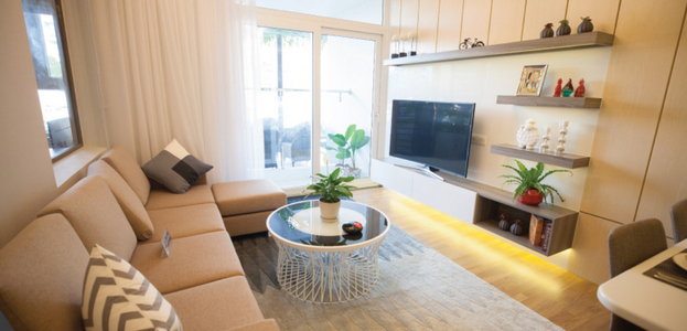 Nhà mẫu The Western Capital quận 6 Căn hộ The Western Capital hướng ban công bắc không có nội thất diện tích 65m²