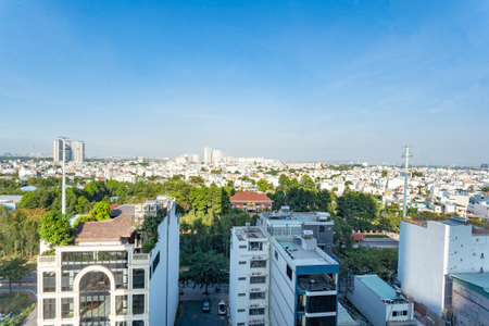  Căn hộ Feliz en Vista hướng ban công đông bắc đầy đủ nội thất diện tích 84.85m²