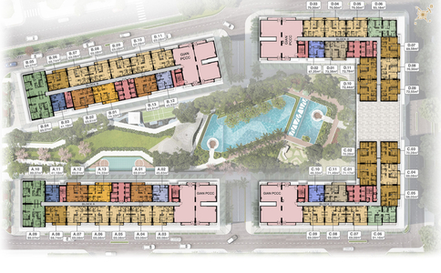  Căn hộ Lavita Thuận An hướng ban công tây bắc không có nội thất diện tích 69.08m²