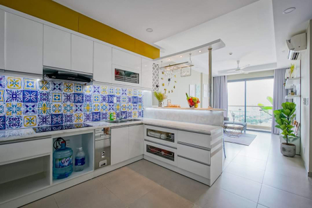 Căn hộ The Gold View, Quận 4 Căn hộ The Gold View tầng 25 thiết kế 2 phòng ngủ, đầy đủ nội thất.