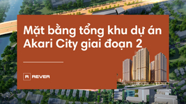 Mặt bằng tổng khu dự án Akari City giai đoạn 2