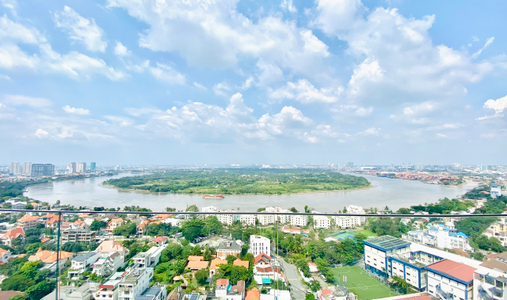  Căn hộ Q2 THAO DIEN hướng ban công đông nam đầy đủ nội thất diện tích 100.3m²