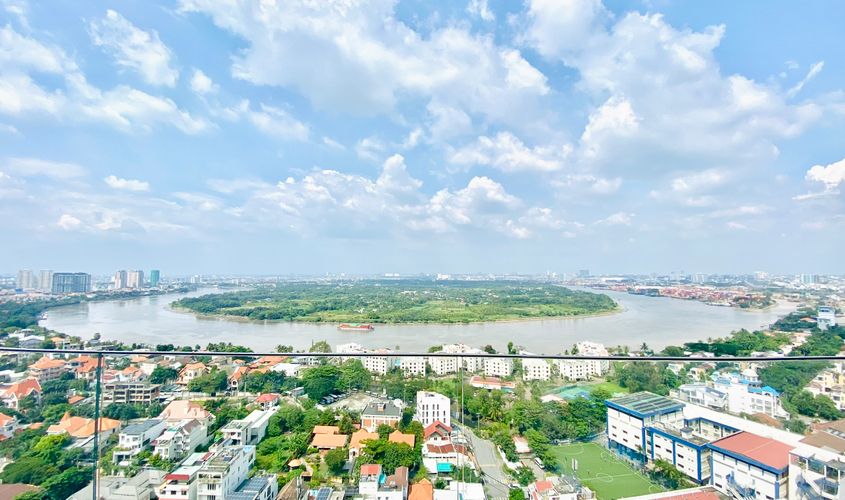  Căn hộ Q2 THAO DIEN hướng ban công đông nam đầy đủ nội thất diện tích 100.3m²