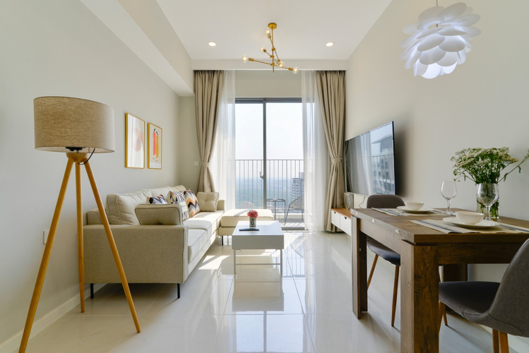 Căn hộ Masteri An Phú, Quận 2 Căn hộ Masteri An Phú tầng cao view đón gió mát, đầy đủ nội thất.