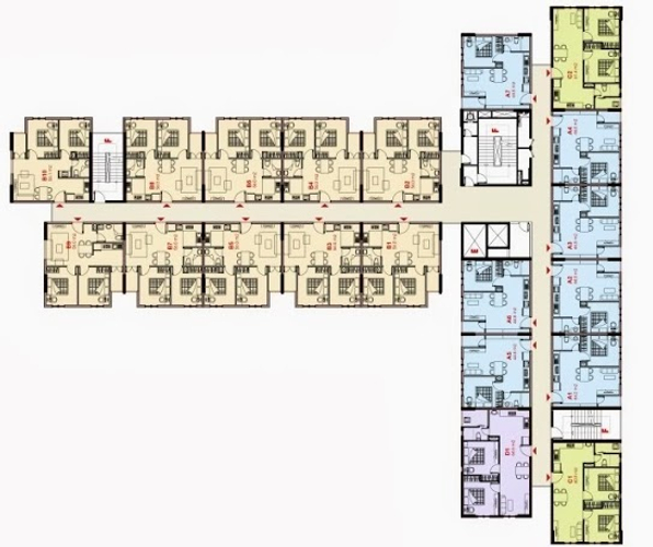  Căn hộ Nhân Phú hướng ban công tây bắc nội thất cơ bản diện tích 56m²