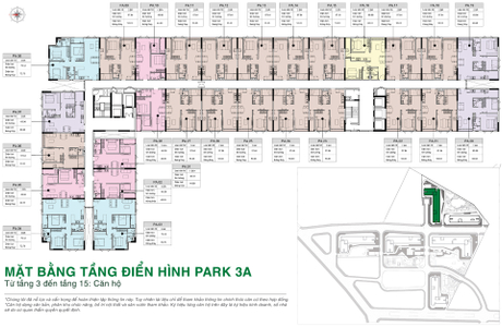  Căn hộ Picity High Park hướng ban công bắc không có nội thất diện tích 48.58m²