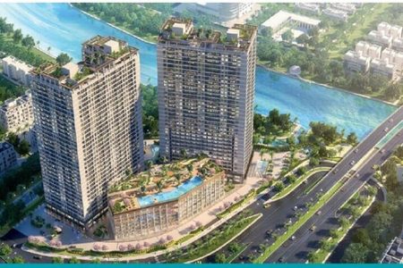  Căn hộ Lavida Plus hướng ban công tây nam nhà thô diện tích 74m²