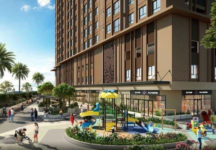  Căn hộ Opal Skyline hướng ban công tây nam không có nội thất diện tích 68.37m²