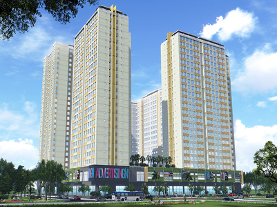 Căn hộ Topaz City, Quận 8 Căn hộ Topaz City tầng 9 có 2 phòng ngủ, bàn giao đầy đủ nội thất.