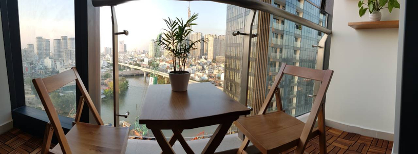 Officetel Vinhomes Golden River, Quận 1 Officetel Vinhomes Golden River tầng 11 diện tích 70m2, đầy đủ nội thất.