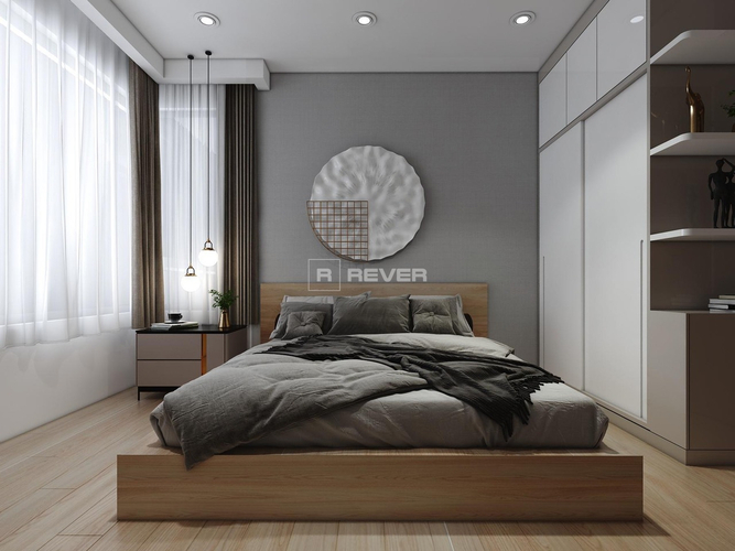  Căn hộ Kingdom 101 hướng ban công tây bắc nội thất cơ bản diện tích 78.17m².