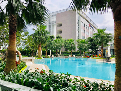  Căn hộ Vinhomes Golden River hướng ban công đông bắc đầy đủ nội thất diện tích 46.8m²