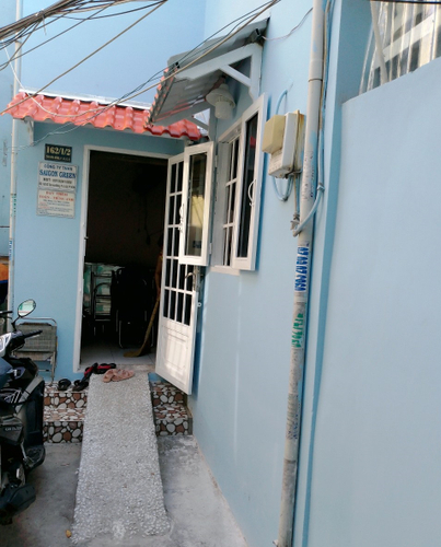 Nhà phố Quận 6 Nhà thiết kế 1 trệt, 1 lầu cửa hướng Tây Nam, cách chợ Tân Hòa Đông 50m.