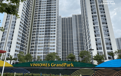Vinhomes Grand Park Căn hộ tầng 18 Vinhomes Grand Park nội thất cơ bản, view nội khu