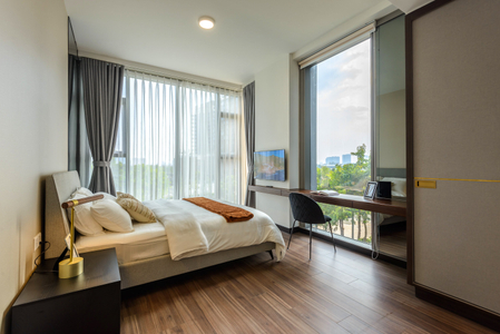  Căn hộ có 2 phòng ngủ Empire City, bàn giao nội thất cơ bản.