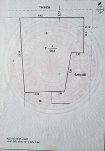 Nhà phố Quận Tân Phú Nhà phố đường 30 Tháng 4 diện tích đất 90.2m2, khu dân cư hiện hữu.